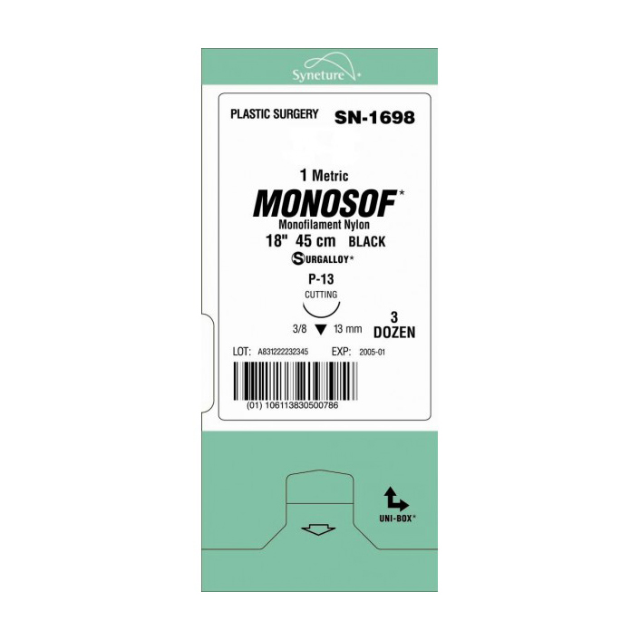 MONOSOF 5-0 3-8C 13MM PRECISION (36) 45CM