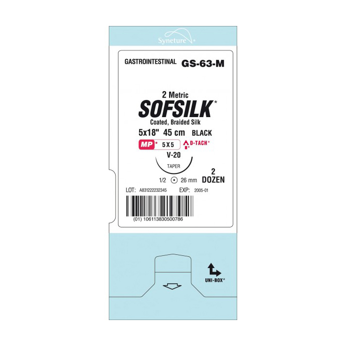 SOFSILK 4-0 3-8 17MM TAP (36) 75CM